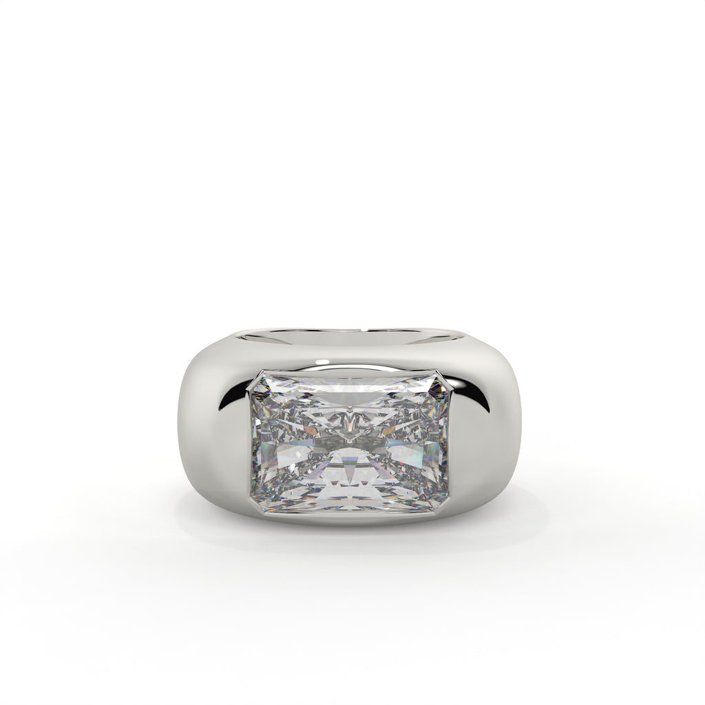 The Diane Lux - 8 Carat Radiant Diamond Solitaire Ring