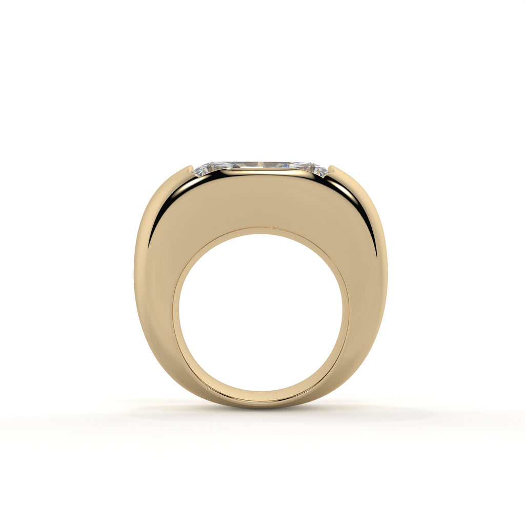 The Diane Lux - 8 Carat Radiant Diamond Solitaire Ring