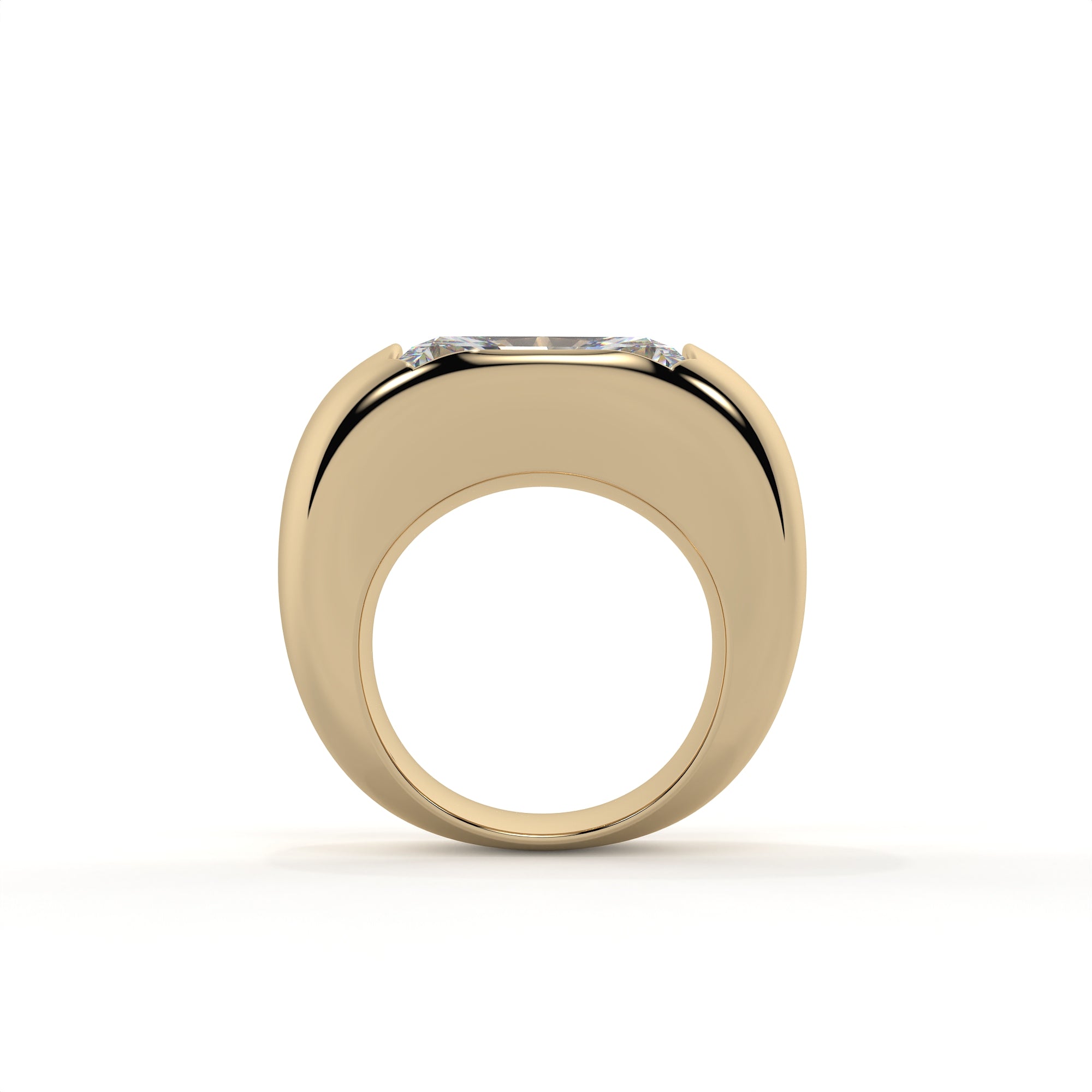 The Diane Lux - 8 Carat Radiant Diamond Solitaire Ring