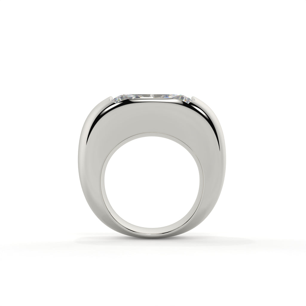 The Diane Lux - 8 Carat Radiant Diamond Solitaire Ring