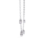 Oval Cut Lab Grown Diamond Chain Necklace