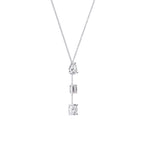 Modern Multi Shape Lab Diamond Necklace