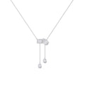 1.6 Carat Fancy Multi Shape Drop Diamond Necklace