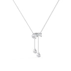 Fancy Multi Shape Drop Diamond Necklace