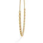 Unique Round Cut Lab Diamond Floral Necklace