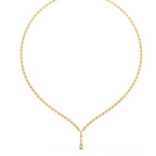 Multiple Round Cut Diamond Tennis Necklace