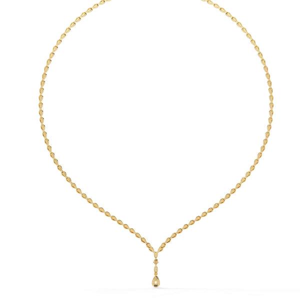 Multiple Round Cut Diamond Tennis Necklace