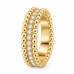 2 Carat Round Cut Lab Grown Perlee Diamond Ring