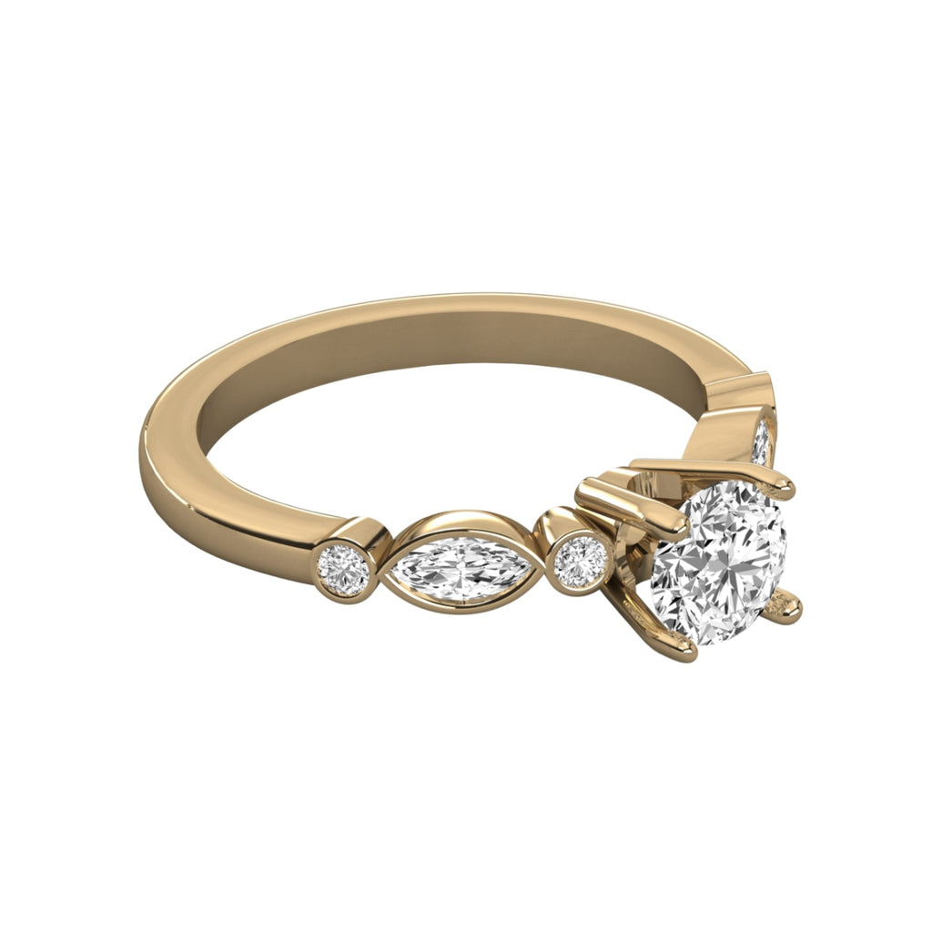 Sparkling Sunset Halo Solitaire