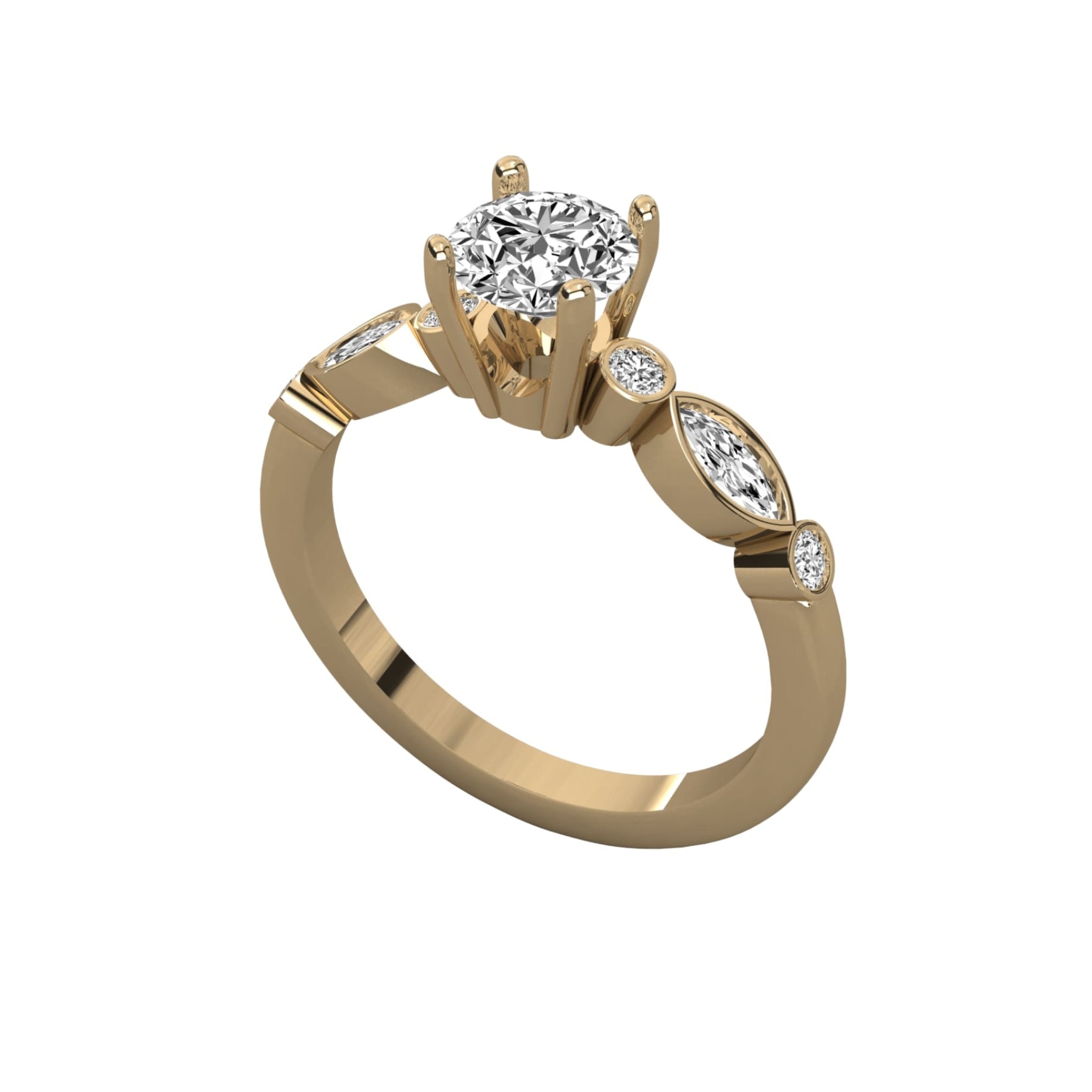 Sparkling Sunset Halo Solitaire