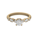 Sparkling Sunset Halo Solitaire