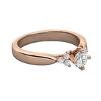 Round Harmony Diamond Solitaire with Pave Shine