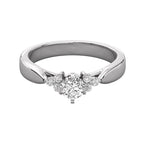 Round Lab Grown Diamond Vintage Ring