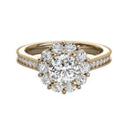 Classic Brilliance Solitaire with Pave Detailing
