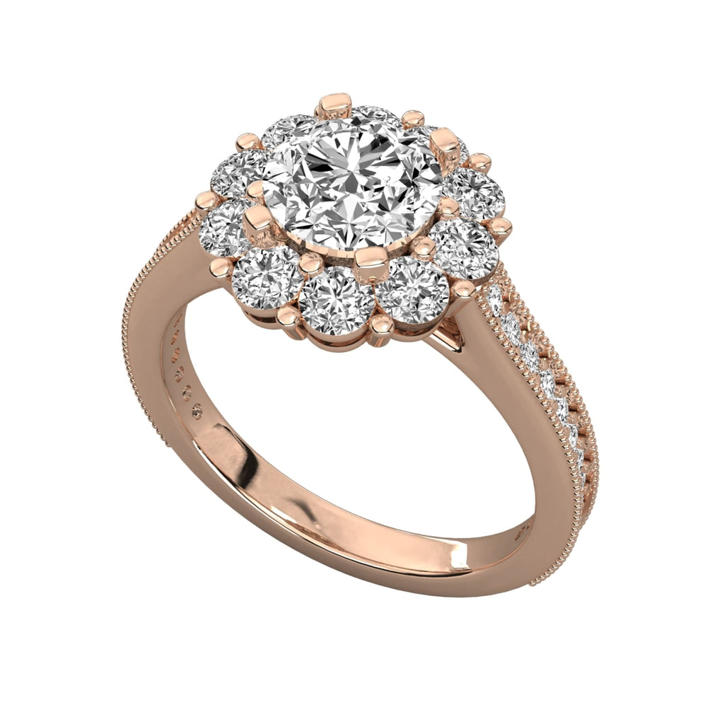 Classic Brilliance Solitaire with Pave Detailing