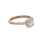 Dazzling Love Solitaire with Pave Detail