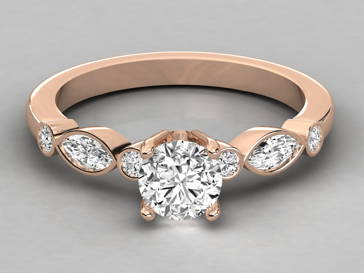 Sparkling Sunset Halo Solitaire