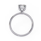 Solitaire Engagement Ring With Radiant Lab Diamond