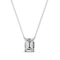 Elegant Emerald 4 Prong Pendant
