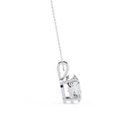 Modern Oval 4 Prong Pendant
