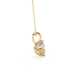 Elegant Round 8 Prong Pendant