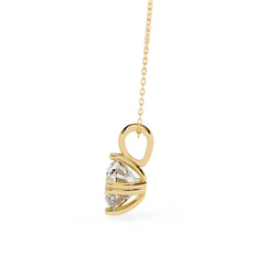 Elegant Round 8 Prong Pendant