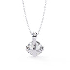 Elegant Round 8 Prong Pendant