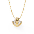 Elegant Round 8 Prong Pendant