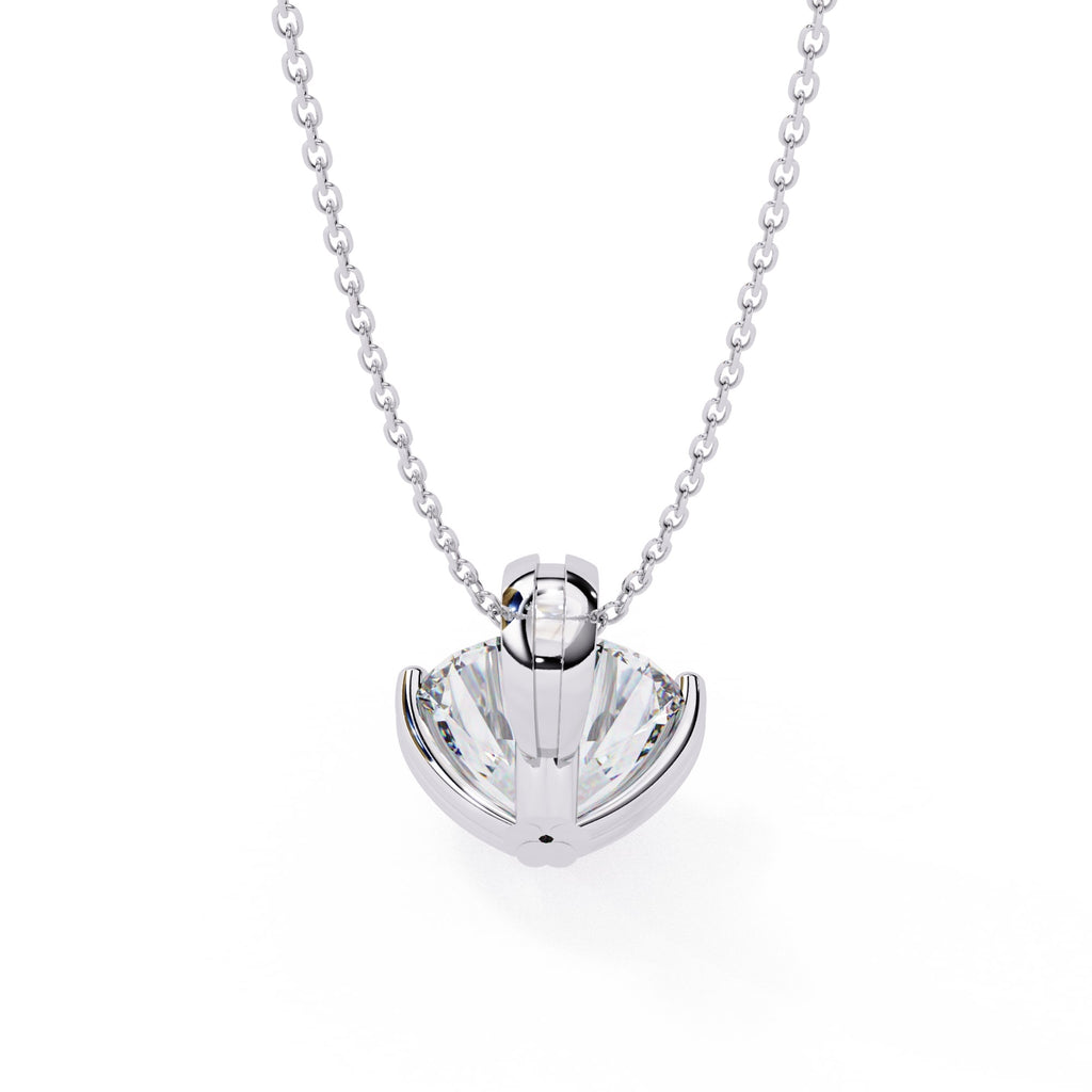 Elegant Round 8 Prong Pendant