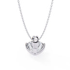 Elegant Round 8 Prong Pendant