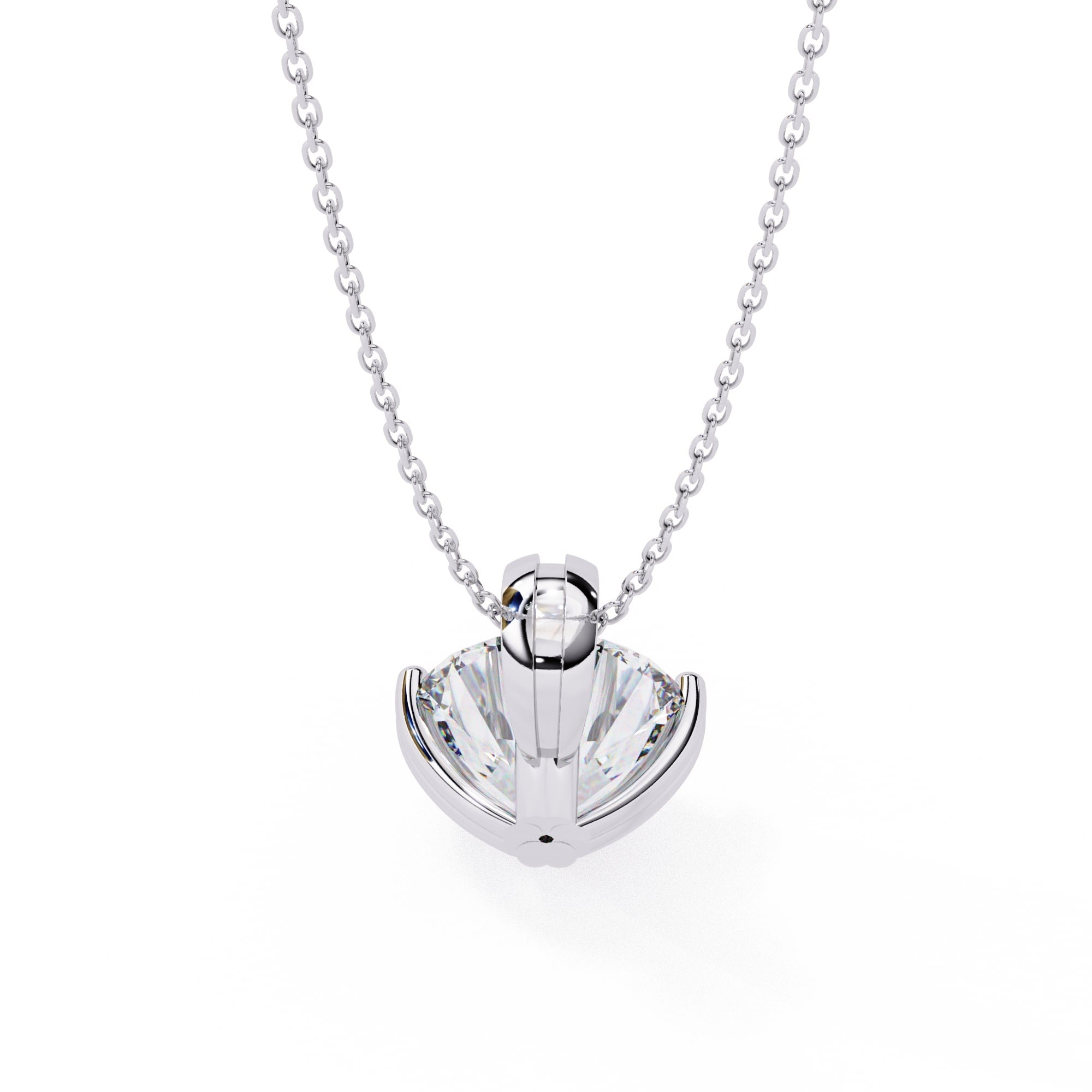 Elegant Round 8 Prong Pendant