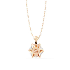 Refined Round Basket Pendant