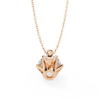 Refined Round Basket Pendant