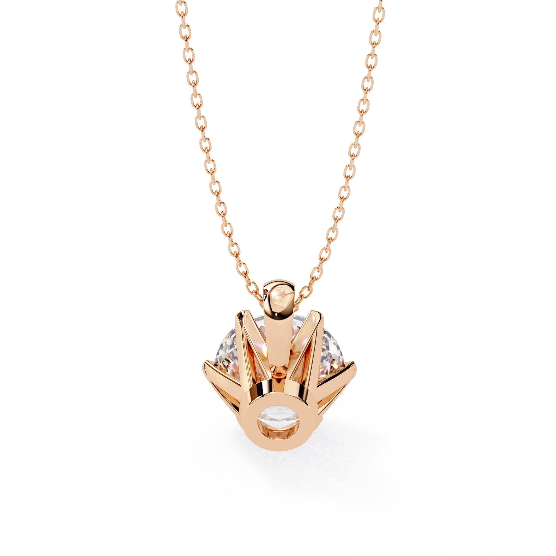 Refined Round  Lab Grown Pendant