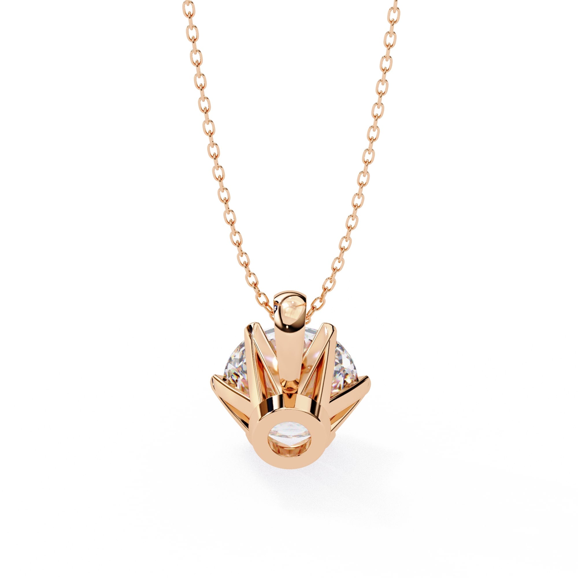 Refined Round Basket Pendant