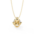 Refined Round Basket Pendant