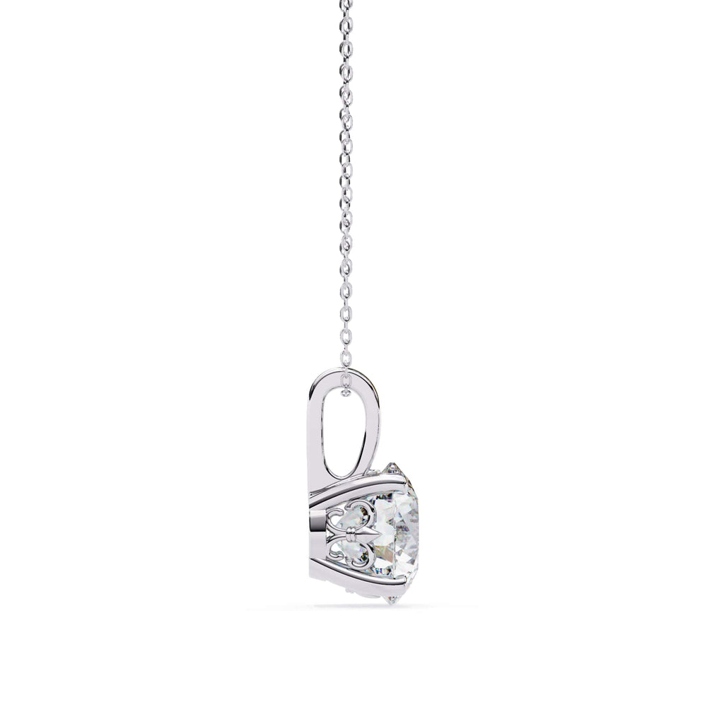 Charming Round 4 Prong Pendant