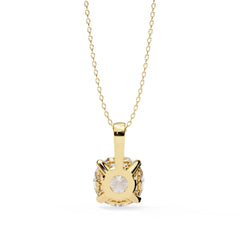 Charming Round 4 Prong Pendant