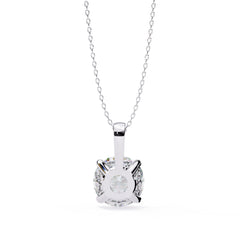 Charming Round 4 Prong Pendant
