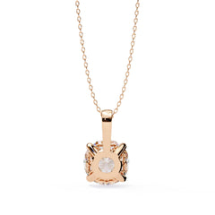 Charming Round 4 Prong Pendant