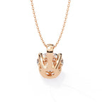 Charming Round 4 Prong Pendant