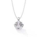 Sophisticated Round 4 Prong Pendant