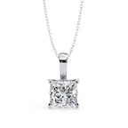Modern Princess 4 Prong Pendant
