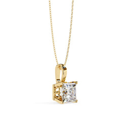 Modern Princess 4 Prong Pendant