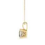 Modern Princess 4 Prong Pendant