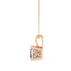 Modern Princess 4 Prong Pendant