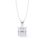 Modern Princess 4 Prong Pendant