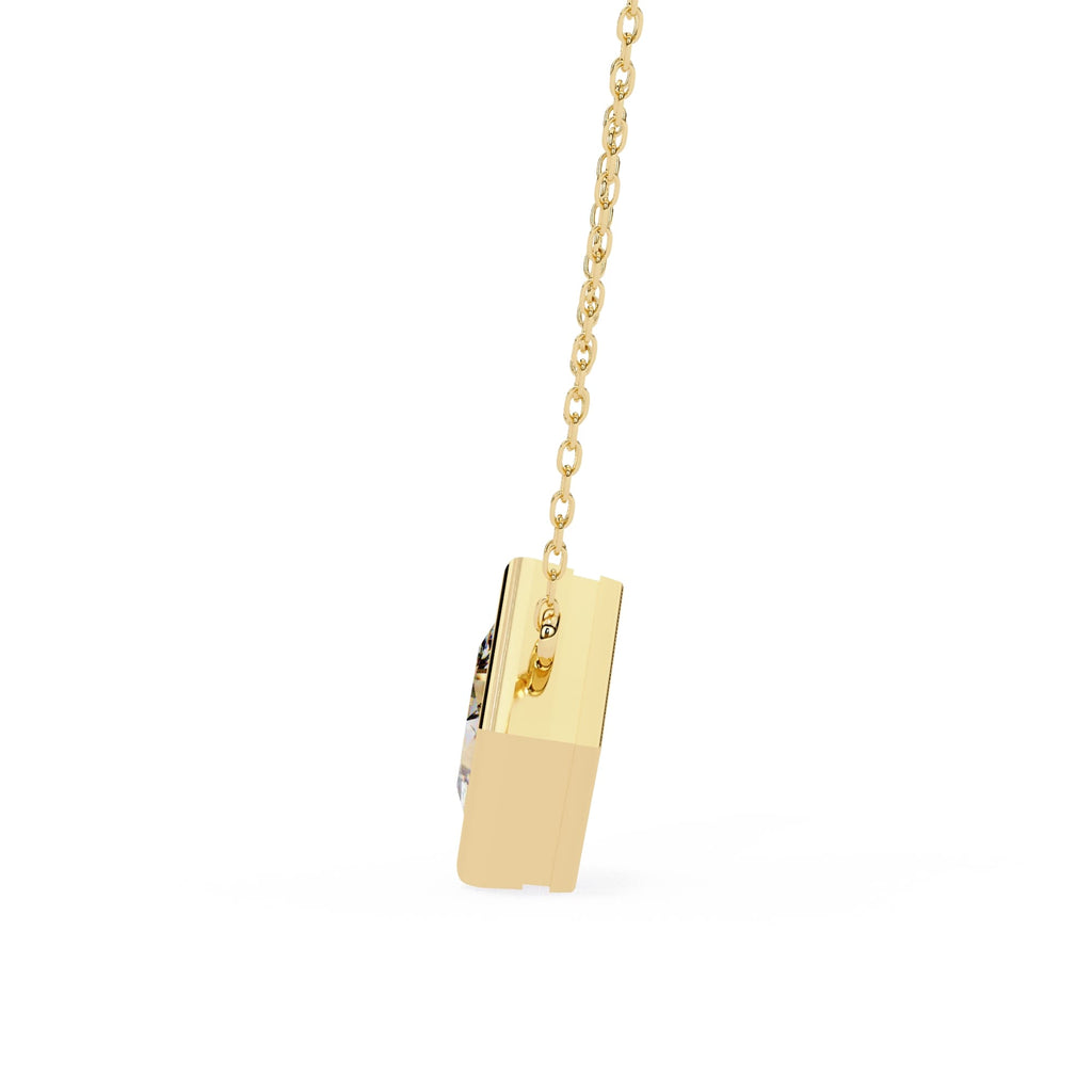 Stylish Princess Bezel Pendant