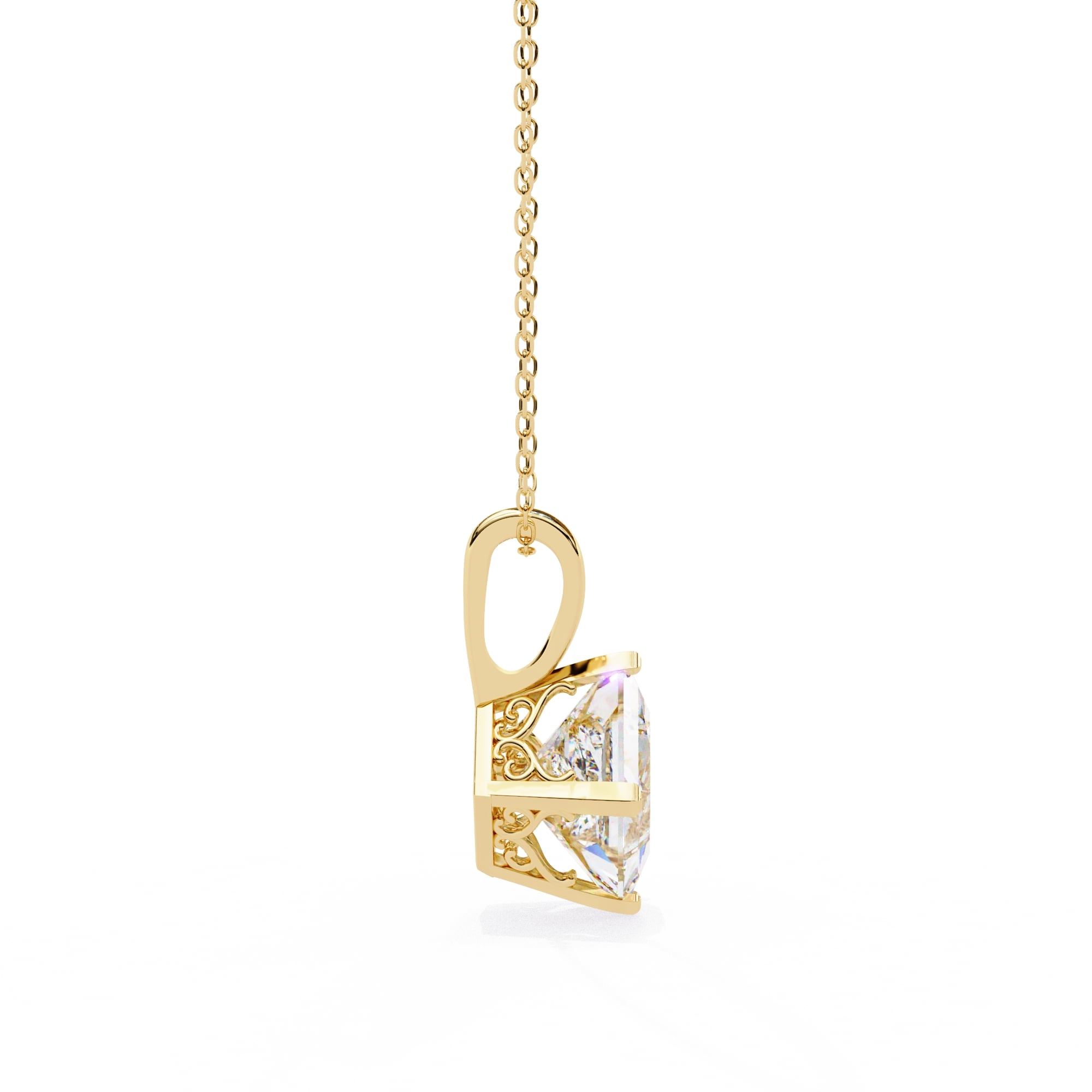 Elegant Princess Basket Pendant