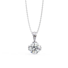 Charming Round Crown Pendant